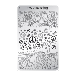 Peaceful Pleasure - stamping plate