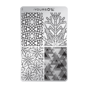 Hipster Giftwrap - stamping plate